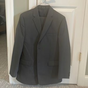 Joseph & Feiss Grey Striped Suit Size 20 (worn once)